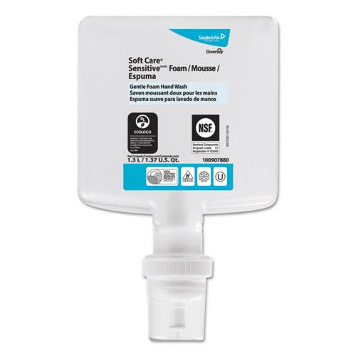ESDVO100907880 - Soft Care Sensitive Foam Handwash, Fragrance-Free, 1.3 L Refill, 6-carton