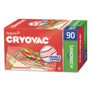ESDVO100946906 - Cryovac Sandwich Bags, Clear, 6 1-2" X 5 7-8", 1080-ct