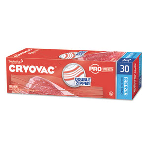 ESDVO100946912 - Cryovac One Gallon Freezer Bag Dual Zipper, Clear, 10 1-2" X 10 15-16", 270-ct
