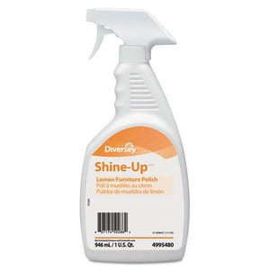 ESDVO4995480 - Shine-Up Furniture Cleaner, Lemon Scent, 32 Oz, Trigger Spray Bottle, 12-carton