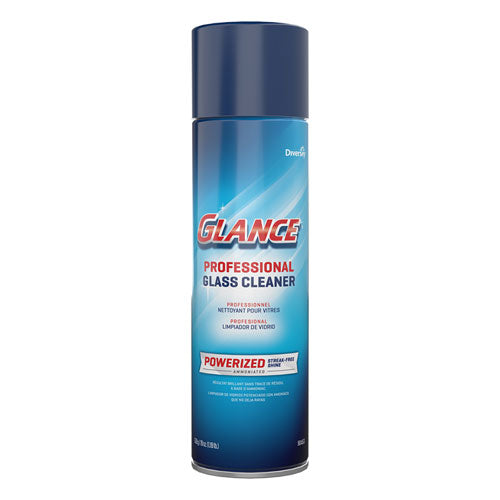 ESDVO904553 - GLANCE POWERIZED GLASS AND SURFACE CLEANER, AMMONIA SCENT, 19 OZ AEROSOL, 12-CT