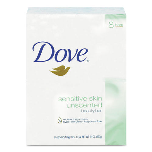 ESDVOCB613789 - Sensitive Skin Bath Bar, 4.5 Oz Bar, Unscented, 8 Bars-pack, 9 Packs-carton