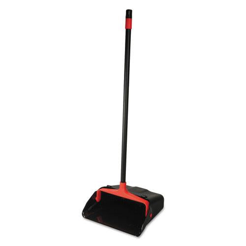 ESDVOCB962082 - Maxi-Plus Lobby Dust Pan With Rear Wheels, Black, 13"wide, 30"handle, 6-carton