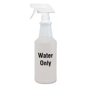 ESDVOD4968908 - Water Only Spray Bottle, Clear, 32 Oz, 12-carton