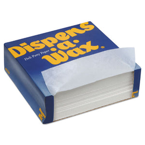 Dispens-a-wax Waxed Deli Patty Paper, 4.75 X 5, White, 1,000-box, 24 Boxes-carton