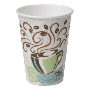 ESDXE5342CDPK - Hot Cups, Paper, 12oz, Coffee Dreams Design, 50-pack