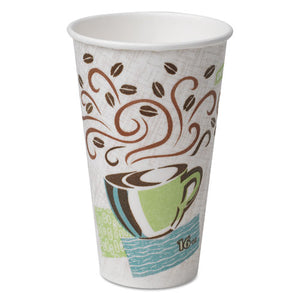 ESDXE5356CDCT - HOT CUPS, PAPER, 16OZ, COFFEE DREAMS DESIGN, 50-PACK
