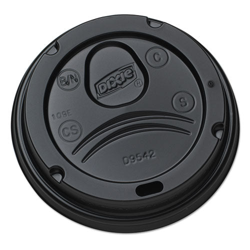 ESDXED9542B - Drink-Thru Lids For 10-20 Oz Cups, Plastic, Black