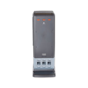Smartstock Tri-tower Dispenser, Fork-knife-spoon, 13.16 X 16.07 X 31.03, Black-gray