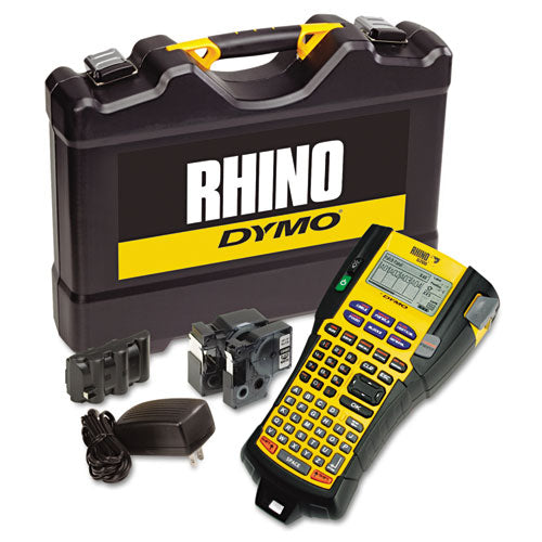 ESDYM1756589 - Rhino 5200 Industrial Label Maker Kit, 5 Lines, 4 9-10w X 9 1-5d X 2 1-2h