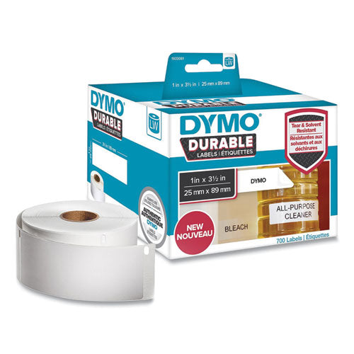 Lw Durable Multi-purpose Labels, 1" X 3.5", White, 700-roll