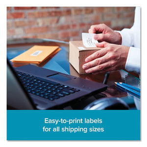 Lw Shipping Labels, 2.31" X 4", White, 300-roll, 6 Rolls-pack