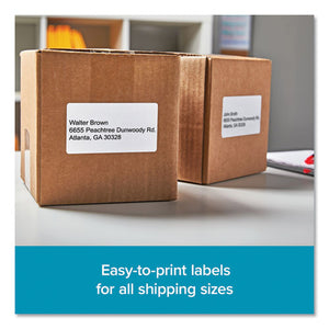 Lw Shipping Labels, 2.13" X 4", White, 220-roll, 6 Rolls-pack