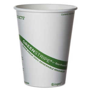 ESECOEPBHC12GS - Greenstripe Renewable & Compostable Hot Cups - 12 Oz., 50-pk, 20 Pk-ct