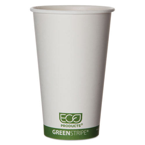 ESECOEPBHC16GS - Greenstripe Renewable & Compostable Hot Cups - 16 Oz., 50-pk, 20 Pk-ct