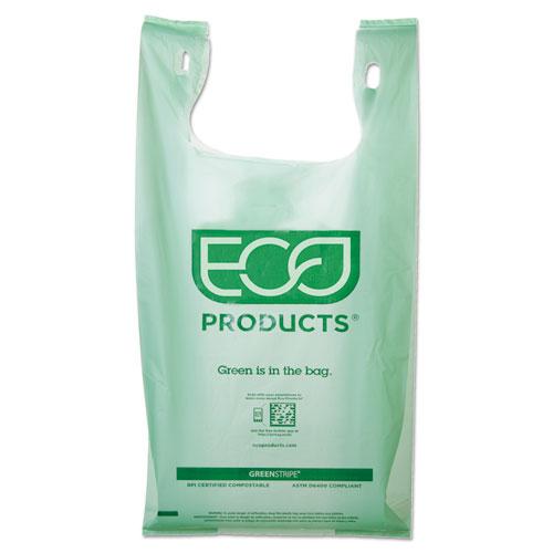 ESECOEPCBLS - Large Compostable Shopper Bag, 10 Gallon, .96 Mil, 50-pk, 10 Pk-ct