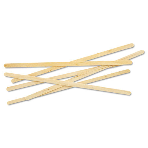 ESECONTSTC10CCT - Renewable Wooden Stir Sticks - 7", 1000-pk, 10 Pk-ct