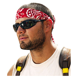 ESEGO12305 - Chill-Its 6700-6705 Bandana-headband, One Size Fits All, Red Western