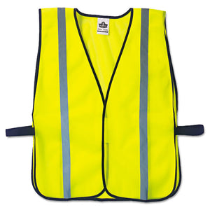 ESEGO20040 - Glowear 8020hl Safety Vest, Polyester Mesh, Hook Closure, Lime, One Size Fit All