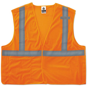 ESEGO21065 - Glowear 8215ba Type R Class 2 Econo Breakaway Mesh Vest, Orange, L-xl