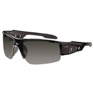 ESEGO52030 - Skullerz Dagr Safety Glasses, Black Frame-smoke Lens, Nylon-polycarb