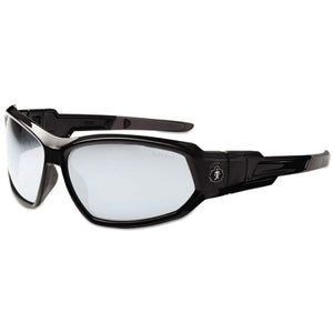 ESEGO56080 - Skullerz Loki Safety Glasses-goggles, Black Frame-in-outdoor Lens,nylon-polycarb