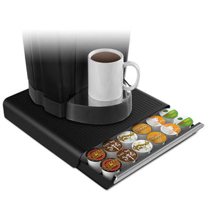 ESEMSTRY26PCBLK - Coffee Pod Drawer, Fits 26 Pods, 14 3-4 X 13 1-4 X 2 3-4, Black