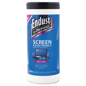 ESEND11506 - Antistatic Cleaning Wipes, Premoistened, 70-canister