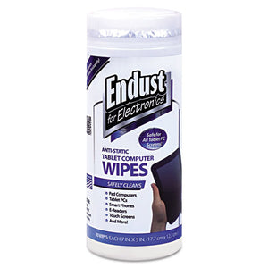 ESEND12596 - Tablet And Laptop Cleaning Wipes, Unscented, 70-tub