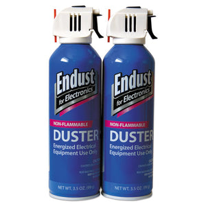 ESEND246050 - Non-Flammable Duster With Bitterant, 3.5 Oz, 2 Cans-pack