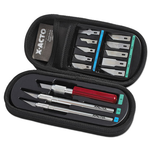 ESEPIX5285 - Knife Set, 3 Knives, 10 Blades, Carrying Case