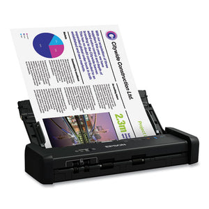 Ds-320 Portable Duplex Document Scanner, 1200 Dpi Optical Resolution, 20-sheet Duplex Auto Document Feeder