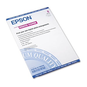 ESEPSS041156 - Glossy Photo Paper, 60 Lbs., Glossy, 11 X 17, 20 Sheets-pack