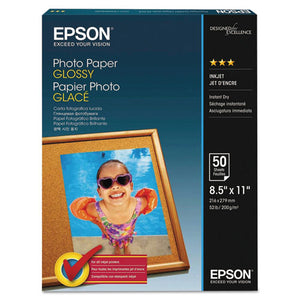 ESEPSS041271 - Glossy Photo Paper, 52 Lbs, Glossy, 8-1-2 X 11, 100 Sheets-pack