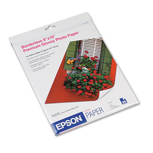 ESEPSS041465 - Premium Photo Paper, 68 Lbs., High-Gloss, 8 X 10, 20 Sheets-pack