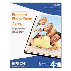 ESEPSS041667 - Premium Photo Paper, 68 Lbs., High-Gloss, 8-1-2 X 11, 50 Sheets-pack
