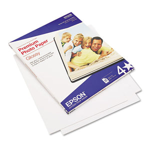 ESEPSS042183 - Premium Photo Paper, 68 Lbs., High-Gloss, 8-1-2 X 11, 25 Sheets-pack