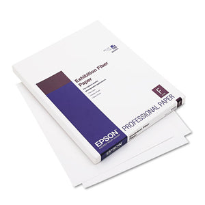 ESEPSS045033 - Exhibition Fiber Paper, 8-1-2 X 11, White, 25 Sheets