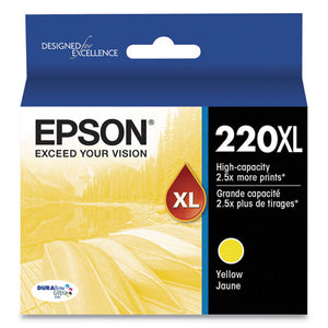 T220xl420s (220xl) Durabrite Ultra High-yield Ink, 450 Page-yield, Yellow
