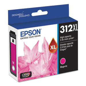T312xl320s (312xl) Claria High-yield Ink, 830 Page-yield, Magenta