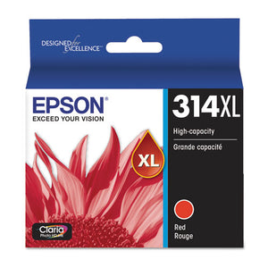 T314xl820s (314xl) Claria High-yield Ink, 830 Page-yield, Red