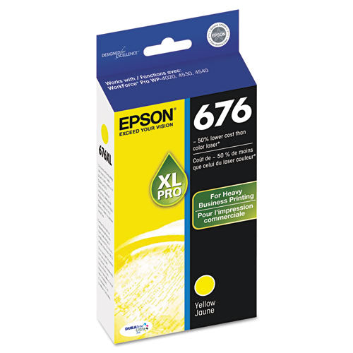 ESEPST676XL420S - T676XL420S HIGH-YIELD INK, YELLOW
