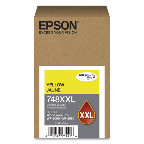 ESEPST748XXL420 - T748XXL420 (748XXL) DURABRITE PRO EXTRA HIGH-YIELD INK, 7000 PAGE-YIELD, YELLOW