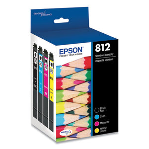 T812120bcs (t812) Durabrite Ultra Ink, B-350; C,m,y-300 Page-yield, Black-cyan-magenta-yellow