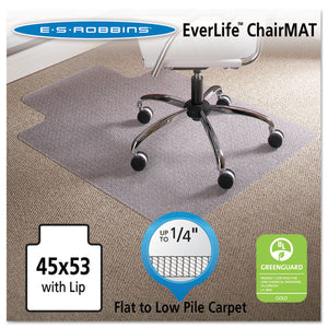 ESESR120123 - 45 X 53 Lip Chair Mat, Task Series Anchorbar For Carpet Up To 1-4"