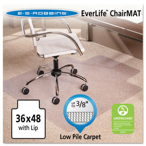 ESESR128073 - 36x48 Lip Chair Mat, Multi-Task Series Anchorbar For Carpet Up To 3-8"