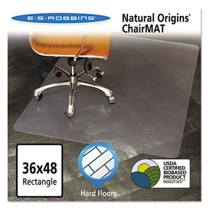 ESESR143007 - Natural Origins Chair Mat For Hard Floors, 36 X 48, Clear