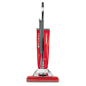 Tradition Bagless Upright Vacuum, 16" Wide Path, 18.5 Lb, Red