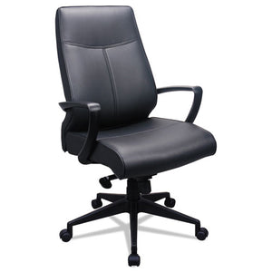 ESEUTTP300 - 300 Leather High-Back Chair, Black Leather Seat-back