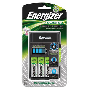 ESEVECH1HRWB4 - Recharge 1 Hour Charger, Aa Or Aaa Nimh Batteries, 3 Per Carton